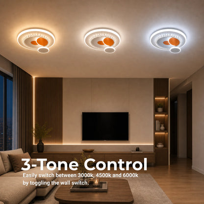Lampadario LED con cristallo HELIOX, 40W, 4 Cerchi, Luce Fredda/Calda/Neutra, Bianco - 10_LL653-300OR.png