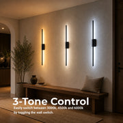 Lampadario LED Raffaela 19W, 3000K, 4000K, 6000K, Acrilico 82,5 cm, Nero - 11_LL870-80BK.png