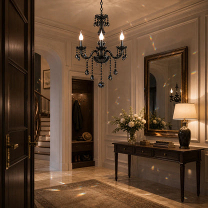 Lampadario di cristallo AUGUST Eleganza, 3xE14, diametro 48 cm, argento, altezza regolabile - 12_CC125-3BK.png