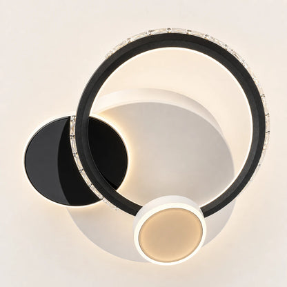 Lampadario LED in cristallo PRISMIQ 45W, 3 Cerchi, Luce Fredda/Calda/Neutra, Nero - 10_LL654-300BK.png