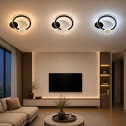 Lampadario LED in cristallo PRISMIQ 45W, 3 Cerchi, Luce Fredda/Calda/Neutra, Nero - 11_LL654-300BK.png