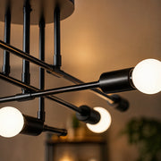 Lustra Clasica Modernist Octa, 8x E27, Negru, Design Modern, Metal, Fara Abajur - 12_LC360-8BK.png