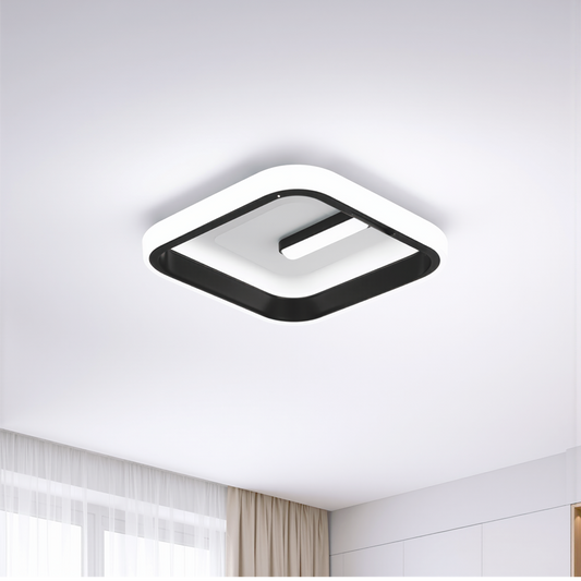Lampadario LED VICTORIA 19W, Quadrato, Luce Fredda/Calda/Neutra, Nero, Bianco Titolo predefinito lampadario LED Alessandro Design