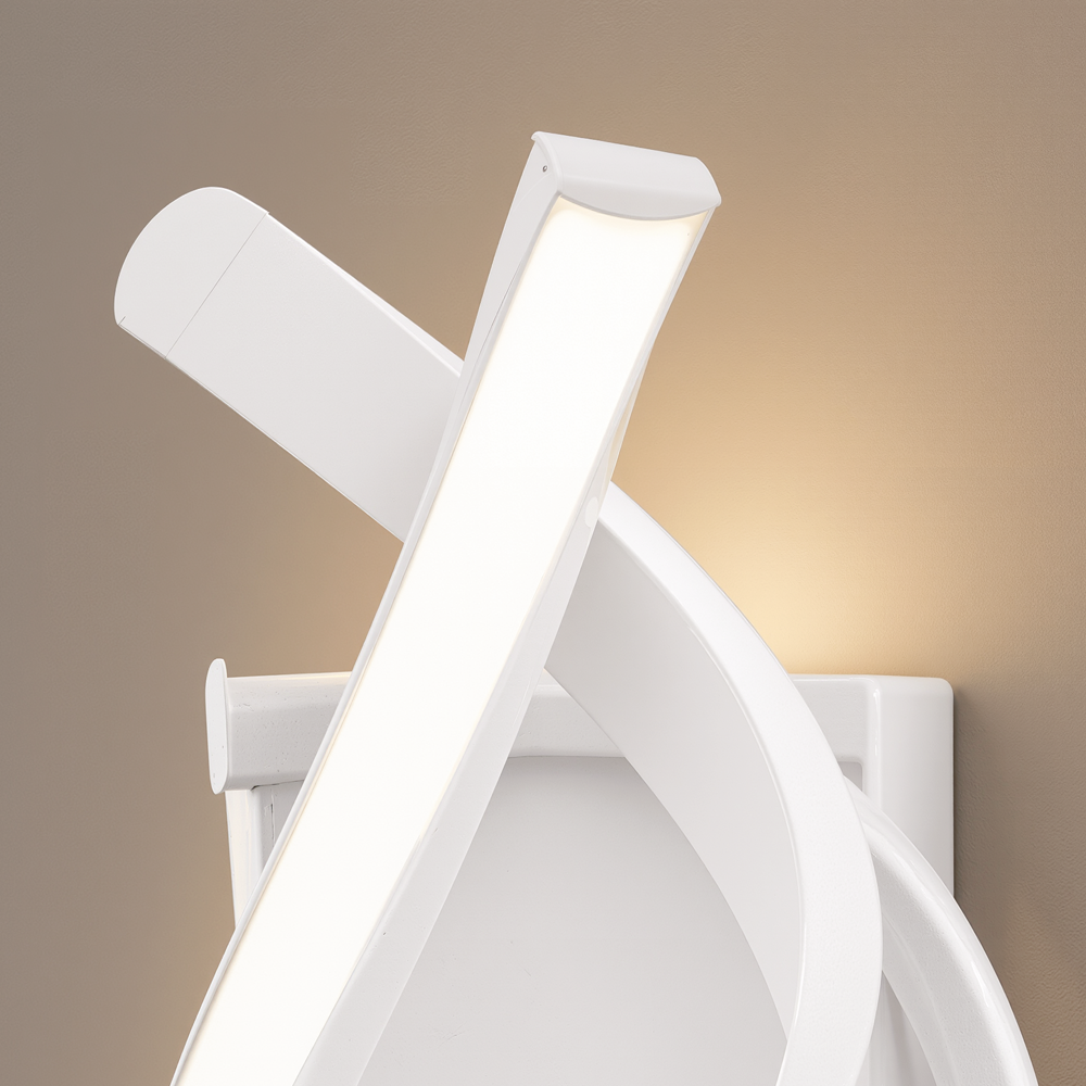 Aplica LED Reid 13W, Lumina Rece/Calda/Neutra, Alb Aplice de Interior Default Title Alessandro Design