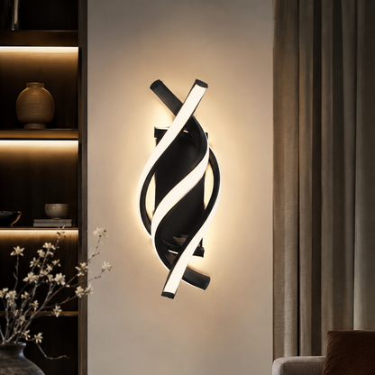 Applique LED Reid 13W, Luce Fredda/Calda/Neutra, Nero Lampade da parete per interni Titolo predefinito Alessandro Design