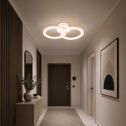 Lustra LED cu telecomanda BETTY 27W, 2 Cercuri, lumina Rece/Calda/Neutra, Dimabila, Alb Lustre LED cu Telecomanda Default Title Alessandro Design