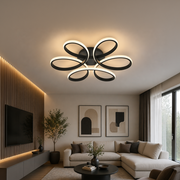 Lampadario a LED con telecomando HELIX 63W, Luce Fredda/Calda/Neutra, Dimmerabile, Nero Lampadari a LED con telecomando Titolo predefinito Alessandro Design