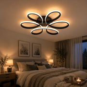 Lampadario a LED con telecomando HELIX 63W, Luce Fredda/Calda/Neutra, Dimmerabile, Nero Lampadari a LED con telecomando Titolo predefinito Alessandro Design