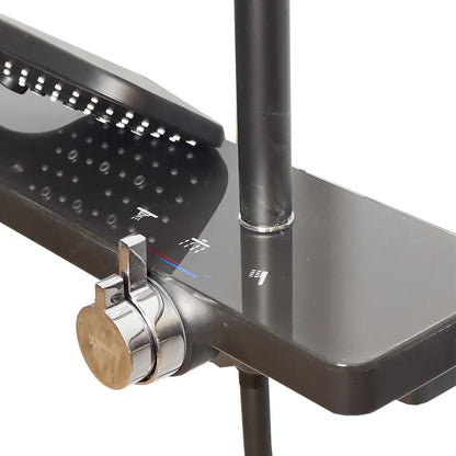 Colonna Doccia in Acciaio Inox Nero 11210H Titolo predefinito Alessandro Design