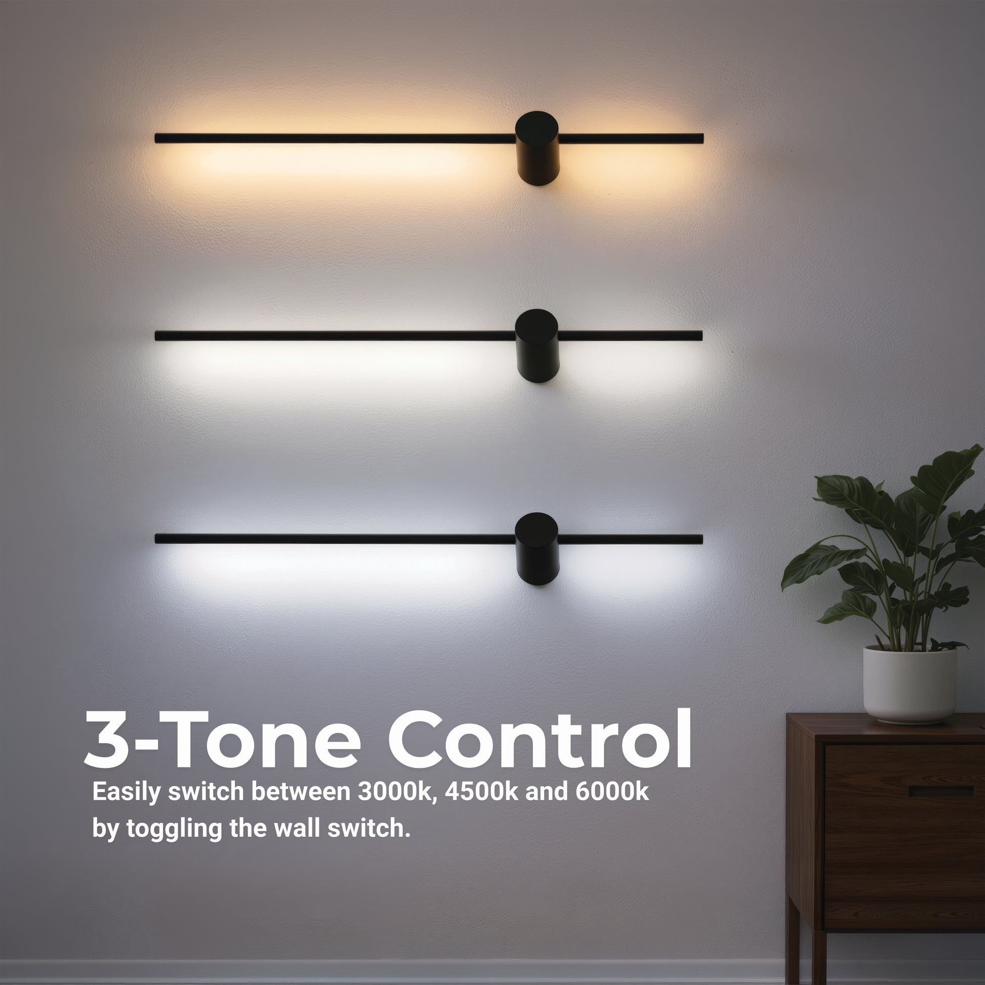 Aplica LED Angelique 24W Alb Negru Aplice de Interior Default Title Alessandro Design
