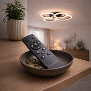 Lampadario LED con telecomando BETTY 41W, 4 Cerchi, Luce Fredda/Calda/Neutra/RGB, Dimmerabile, Nero Lampadari LED con Telecomando Titolo predefinito Alessandro Design
