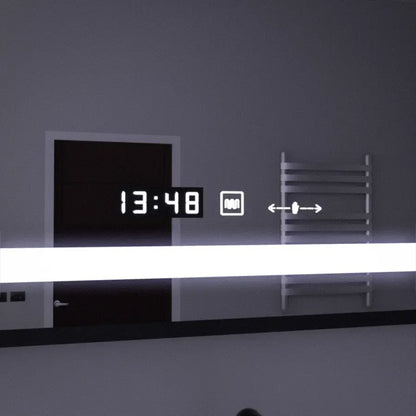 Oglinda LED Rectangulara, 120x80cm, Senzor MotionGlow Marcello, Sistem Dezaburire, Ceas & Termometru, Lupa Cosmetica, Dimabila Oglinzi Marcello Default Title Alessandro Design