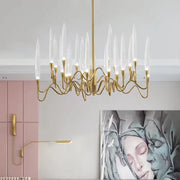 Lampadario Cristal Delta 12XG4 Lampadari Moderni Oro Titolo predefinito Alessandro Design