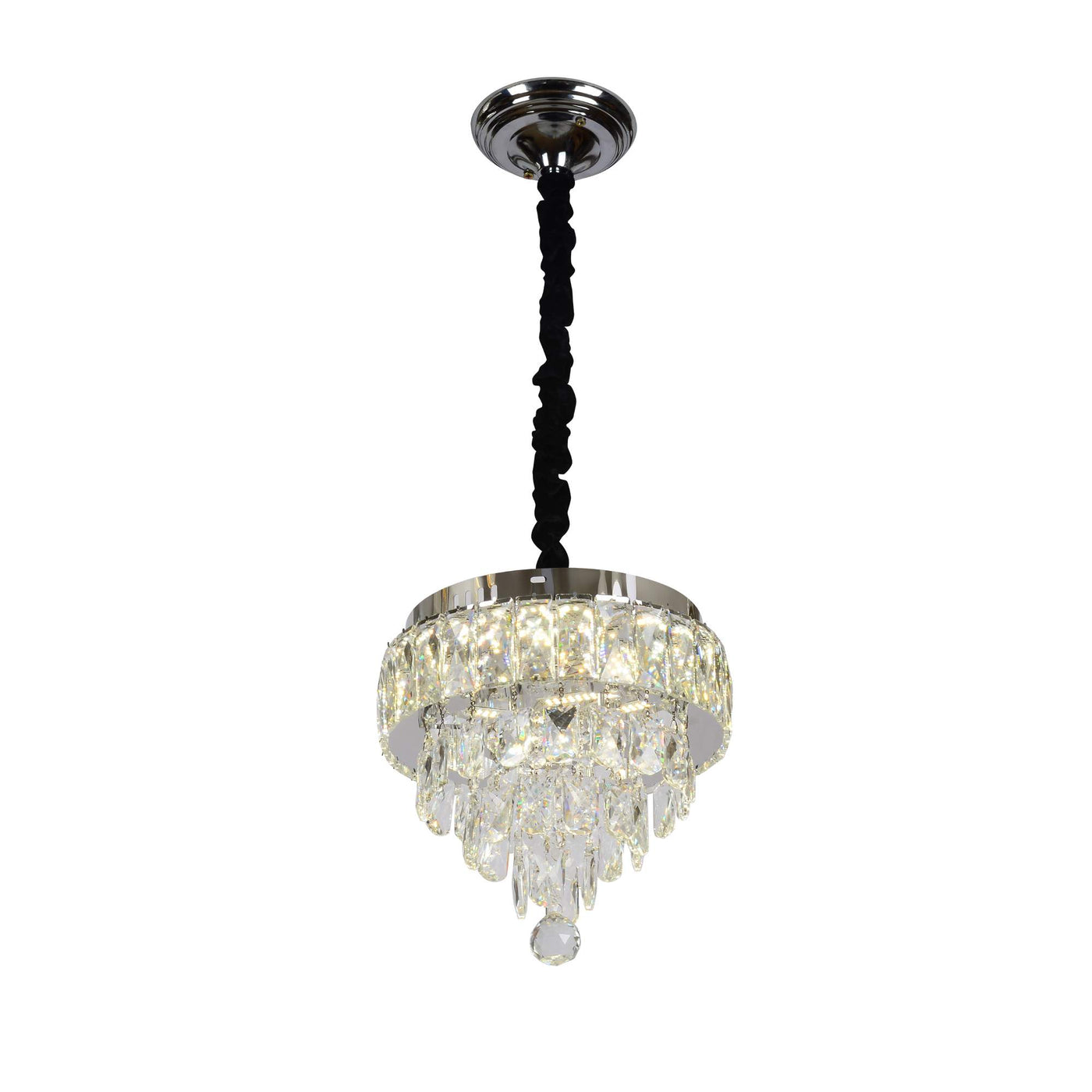 MEILI CRYSTAL CASCADA 300 – Lampadario LED in cristallo, 52W, Ø300 mm, con telecomando Lampadari in cristallo Titolo predefinito Alessandro Design