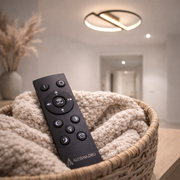 Lampadario a LED con telecomando VECTOR ARCUS 52W, 2 Elementi, Luce Fredda/Calda/Neutra, Dimmerabile, Nero Lampadari a LED con telecomando Titolo predefinito Alessandro Design