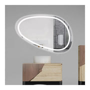 Specchio LED, 80x45cm, Disegno Touch Marcello, Sistema Demister, Dimabila Specchi Korman E Titolo predefinito Alessandro Design