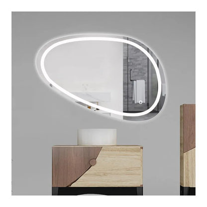 Specchio LED, 80x45cm, Disegno Touch Marcello, Sistema Demister, Dimabila Specchi Korman E Titolo predefinito Alessandro Design