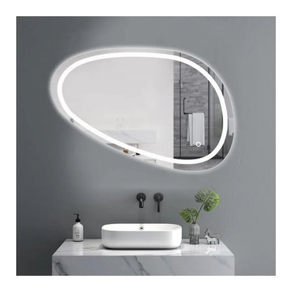 Specchio LED, 80x45cm, Disegno Touch Marcello, Sistema Demister, Dimabila Specchi Korman E Titolo predefinito Alessandro Design