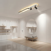 Lampadario LED con Proiettore Orientabile FISSO Camilla 70W, Luce Fredda/Calda/Neutra, Lampadari LED Neri Titolo predefinito Alessandro Design