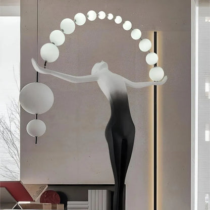 Lampada da Terra Amato LED 24W 4000K Metallo Nero Veioze & Lampada da Terra Titolo predefinito Alessandro Design