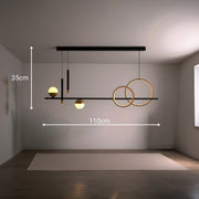 Lustra LED suspendata cu telecomanda DAMARA 44W, lumina Rece/Calda/Neutra, Dimabila, Negru, Inaltime Reglabila Lustre LED cu Telecomanda Default Title Alessandro Design