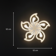 Lustra LED cu telecomanda LILY 86W, 5 Elemente, lumina Rece/Calda/Neutra, Dimabila, Alb Lustre LED cu Telecomanda Default Title Alessandro Design