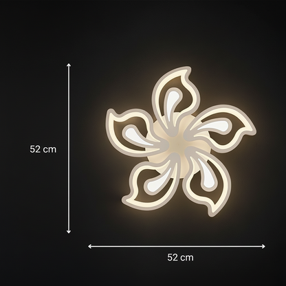 Lustra LED cu telecomanda LILY 86W, 5 Elemente, lumina Rece/Calda/Neutra, Dimabila, Alb Lustre LED cu Telecomanda Default Title Alessandro Design