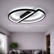 Lampadario a LED con telecomando VECTOR ARCUS 52W, 2 Elementi, Luce Fredda/Calda/Neutra, Dimmerabile, Nero Lampadari a LED con telecomando Titolo predefinito Alessandro Design