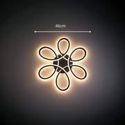 Lampadario a LED con telecomando HELIX 63W, Luce Fredda/Calda/Neutra, Dimmerabile, Nero Lampadari a LED con telecomando Titolo predefinito Alessandro Design