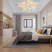 Lampadario a LED con telecomando SAKURA 62W, 5 Petali, Luce Fredda/Calda/Neutra, Dimmerabile, Lampadario a LED con telecomando Bianco Titolo predefinito Alessandro Design