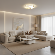 Lampadario LED Marco con telecomando, 76W, dimmerabile, oro, metallo, acrilico e vetro, Lampadari LED 3000K/4000K/6000K con telecomando Titolo predefinito Alessandro Design