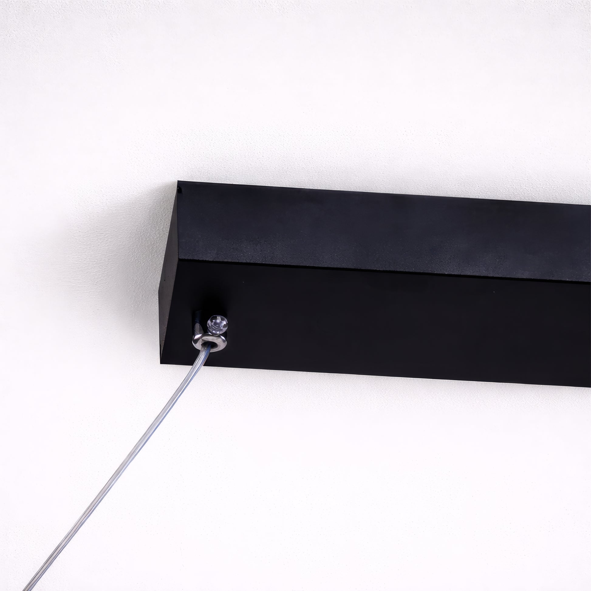 Lampadario LED a Sospensione con Telecomando, FLUX, 27W, 116cm, Luce Fredda/Calda/Neutra 3000K/4000K/6000K, Dimmerabile, Nero, Altezza Regolabile, Metallo e Silicone Lampadari Moderni Titolo predefinito Alessandro Design
