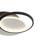 Lampadario a LED con telecomando CHIARA 67W, 3 Cerchi, Luce Fredda/Calda/Neutra, Dimmerabile, Nero Lampadari a LED con telecomando Titolo predefinito Alessandro Design