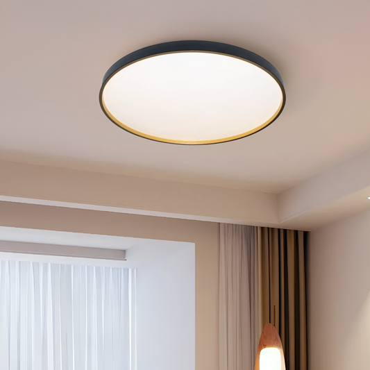 Plafoniera LED Fantas 46W, Rotunda, Abs, Alb si Negru Plafoniere LED Default Title Alessandro Design