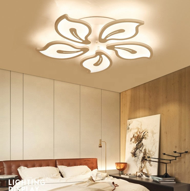 Lampadario a LED con telecomando JASMINE 66W, 5 Petali, Luce Fredda/Calda/Neutra, Dimmerabile, Lampadario a LED con telecomando Bianco Titolo predefinito Alessandro Design