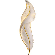 Lampada da parete a LED, piuma decorativa 85CM 31W Luce fredda/calda/neutra Lampade da parete per interni in oro bianco Titolo predefinito Alessandro Design