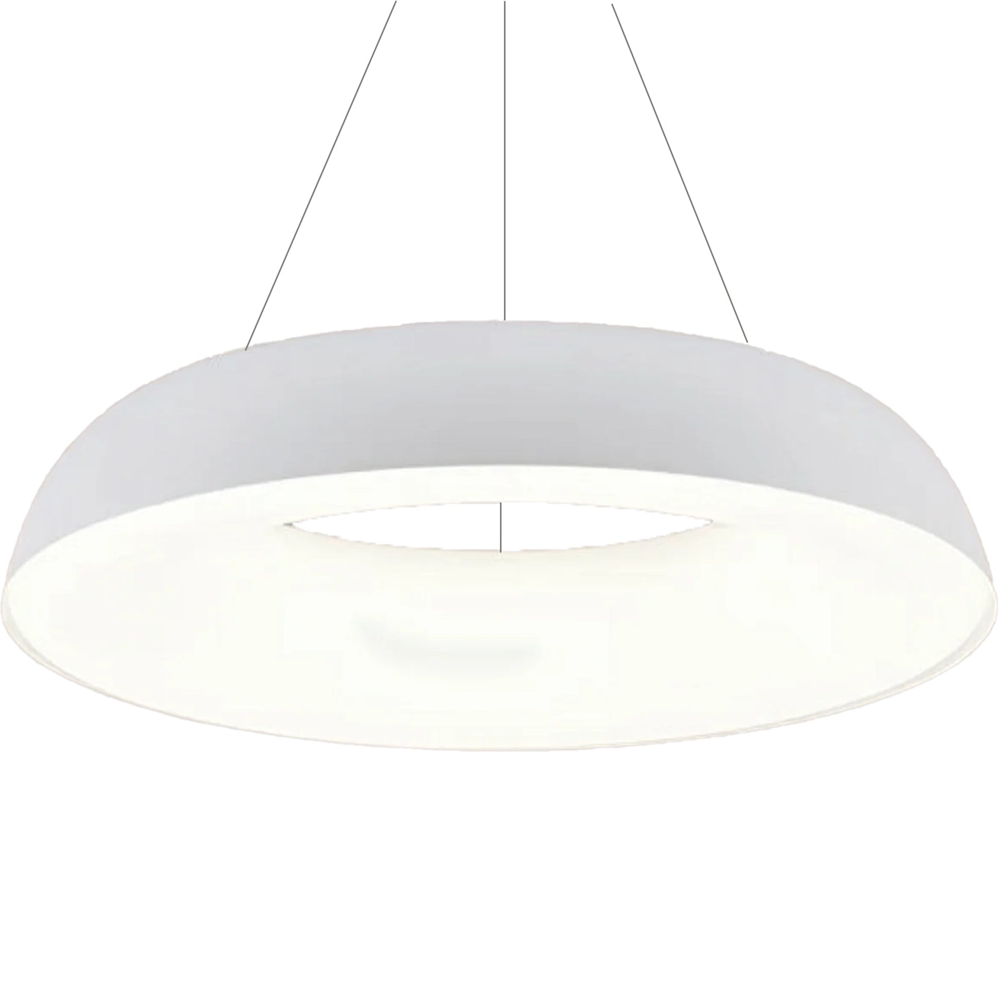 Lustra LED suspendata cu Telecomanda CHIARA, 73W, Lumina Rece/Calda/Neutra, Dimabila, Alb Lustre LED cu Telecomanda Default Title Alessandro Design