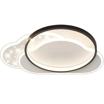 Lampadario a LED con telecomando NUVIA 71W, Nuvola, Luce Fredda/Calda/Neutra, Dimmerabile, Nero Lampadari a LED con telecomando Titolo predefinito Alessandro Design