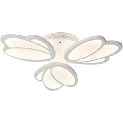 Lampadario a LED con telecomando TULIP 45W, 3 Petali, Luce Fredda/Calda/Neutra, Dimmerabile, Lampadario a LED Bianco con telecomando Titolo predefinito Alessandro Design