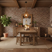 Lustra Vintage LV103/130, 1xE27, Rustic, Sfoara si Metal, 130cm, Suport Negru