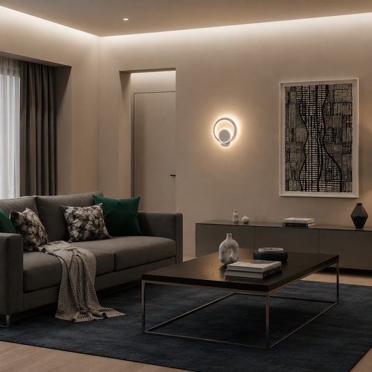 Lampada LED Urbanist 19W Rotonda Luce Fredda/Calda/Neutra in Acrilico e Metallo Bianco
