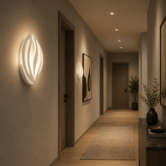 Aplica LED ORCHID 15W Petala Lumina Rece/Calda/Neutra Acril Metal Alb