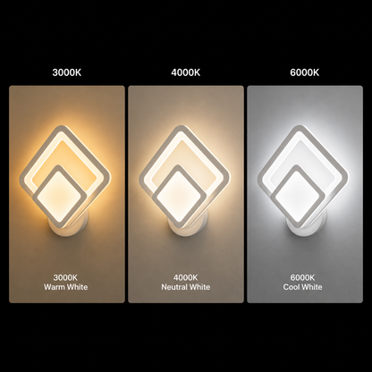 Lampada da parete Shani LED, 23W, Bianco, luce Fredda/Calda/Neutra