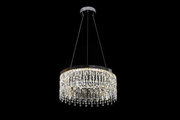 Candelabru LED cu Telecomanda, 98W, ROYALE Eleganza, Diametru 50 cm, Inaltime 120 cm, Lumina Rece/Neutra/Calda, Dimabila, Argintiu, Cristal, Metal Lustre LED cu Telecomanda Default Title Alessandro Design