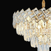 Candelabru Cristal WINDSOR Nobile 5xE14, Diametru 39cm, Auriu Lucios, Inaltime Reglabila Candelabre Cristal Default Title Alessandro Design