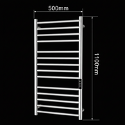 Calorifer Electric pentru Prosoape, 240W, Metal, Argintiu