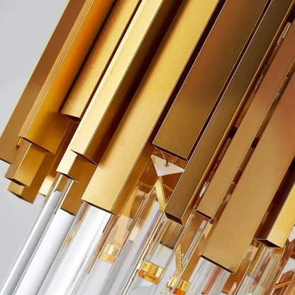 BLOIS Candelabro Petito, Diametro 30 cm, 3x E14 Oro Lucido, Altezza Regolabile Candelabro in Cristal Titolo predefinito Alessandro Design