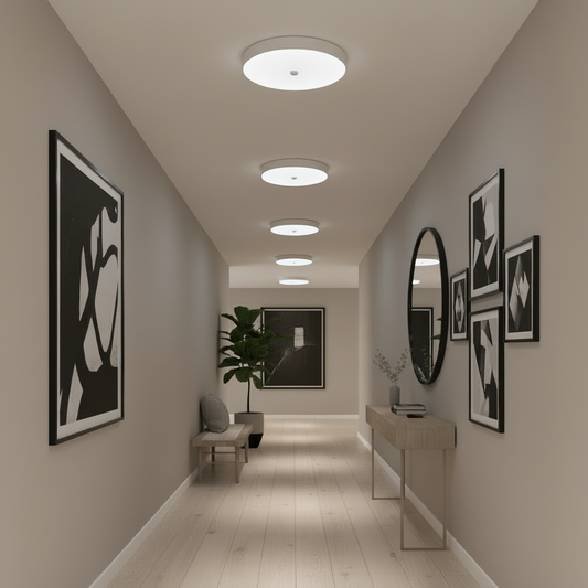 Plafoniera LED PL200/17R 24W Luce Fredda 6000k Bianca