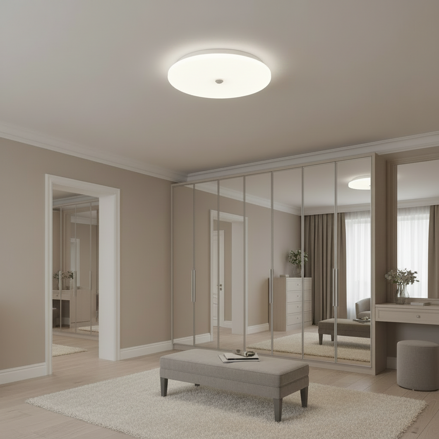 Plafoniera LED PL200/17R 24W Luce Fredda 6000k Bianca