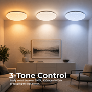 Plafoniera LED Hexagon 23 cm, 22W, 3000K / 4000K / 6000K, Plafoniere LED bianche, in metallo e acrilico Titolo predefinito Alessandro Design